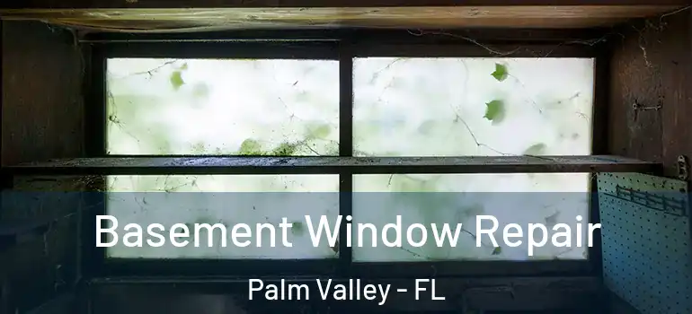Basement Window Repair Palm Valley - FL