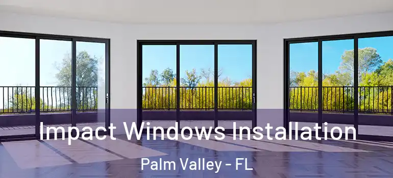 Impact Windows Installation Palm Valley - FL