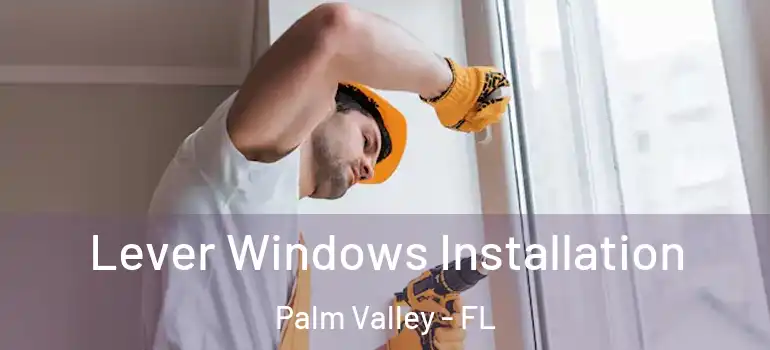 Lever Windows Installation Palm Valley - FL