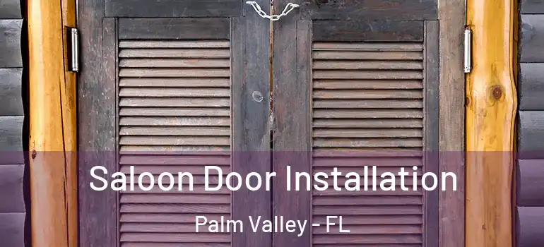 Saloon Door Installation Palm Valley - FL