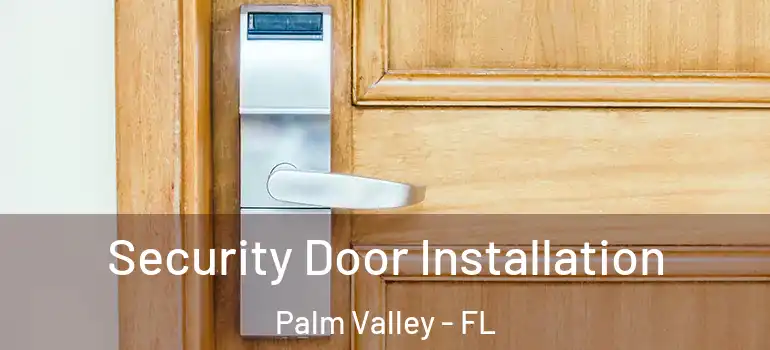 Security Door Installation Palm Valley - FL
