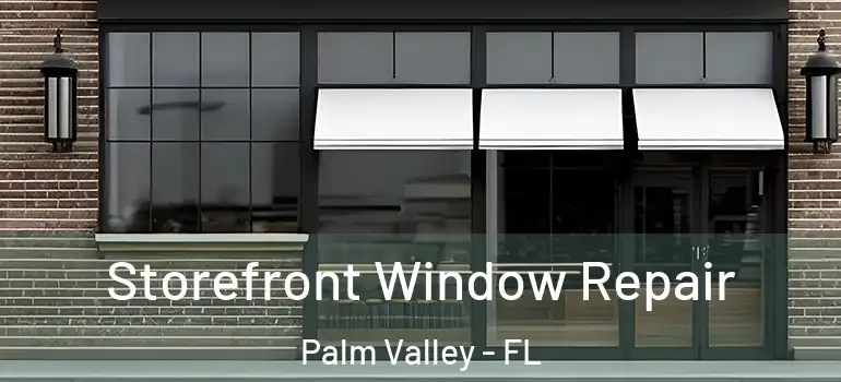 Storefront Window Repair Palm Valley - FL