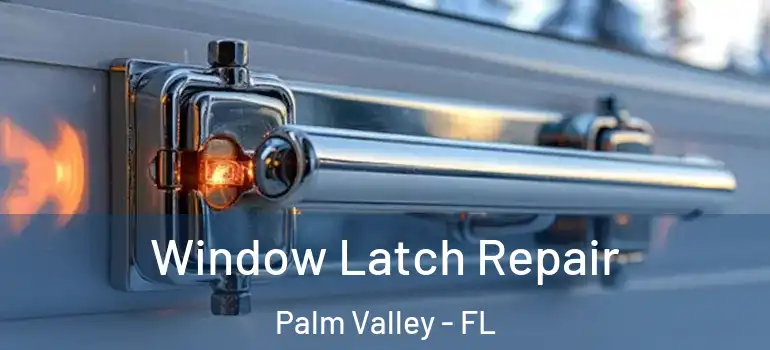 Window Latch Repair Palm Valley - FL