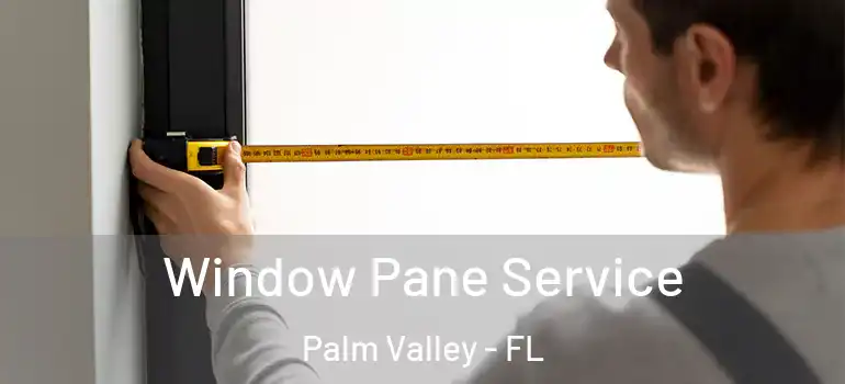 Window Pane Service Palm Valley - FL