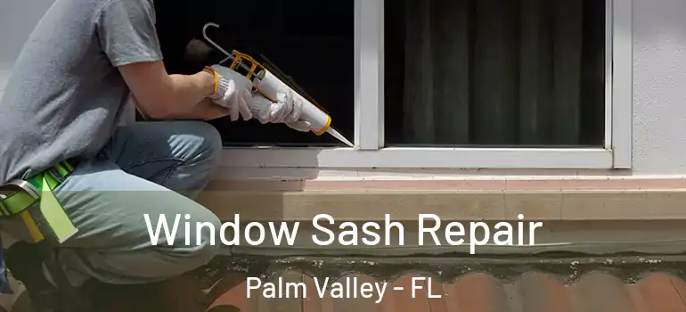 Window Sash Repair Palm Valley - FL
