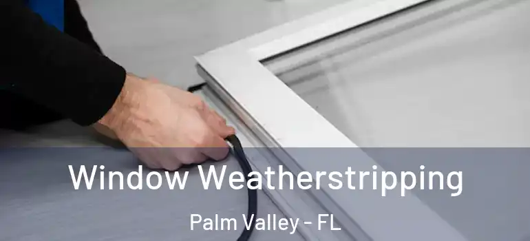 Window Weatherstripping Palm Valley - FL